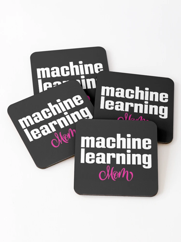 Thumbnail 1 of 5, Coasters (Set of 4), Machine Learning Mom designed and sold by ProjectRobotics.
