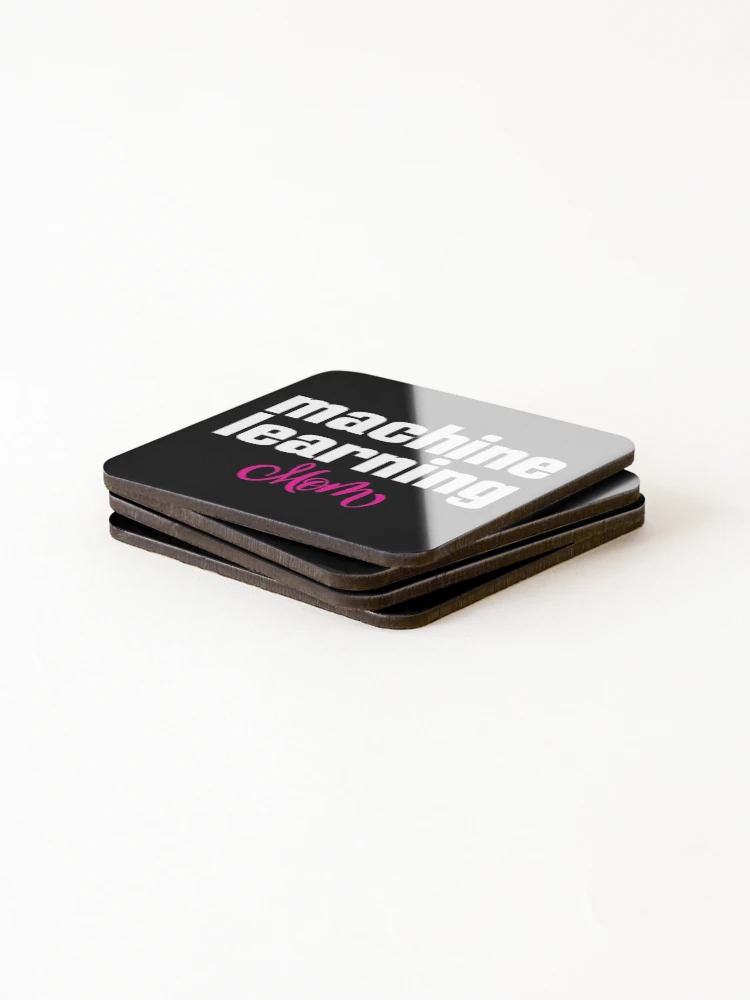 Thumbnail 4 of 5, Coasters (Set of 4), Machine Learning Mom designed and sold by ProjectRobotics.