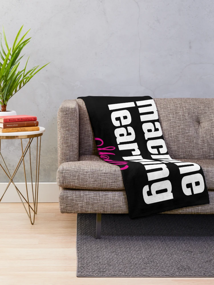 Thumbnail 2 of 6, Throw Blanket, Machine Learning Mom designed and sold by ProjectRobotics.