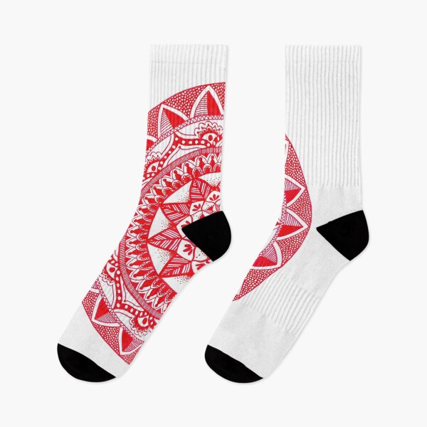 Item preview, Red and White Mandala designed and sold by mandyshalley.