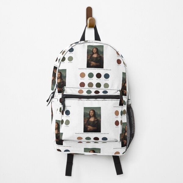 Item preview, Colour Palette of Leonardo da Vinci's Portrait of Mona Lisa del Giocondo (1503–1506)  designed and sold by CoffeewithAnh.