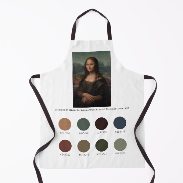 Item preview, Colour Palette of Leonardo da Vinci's Portrait of Mona Lisa del Giocondo (1503–1506) designed and sold by CoffeewithAnh.