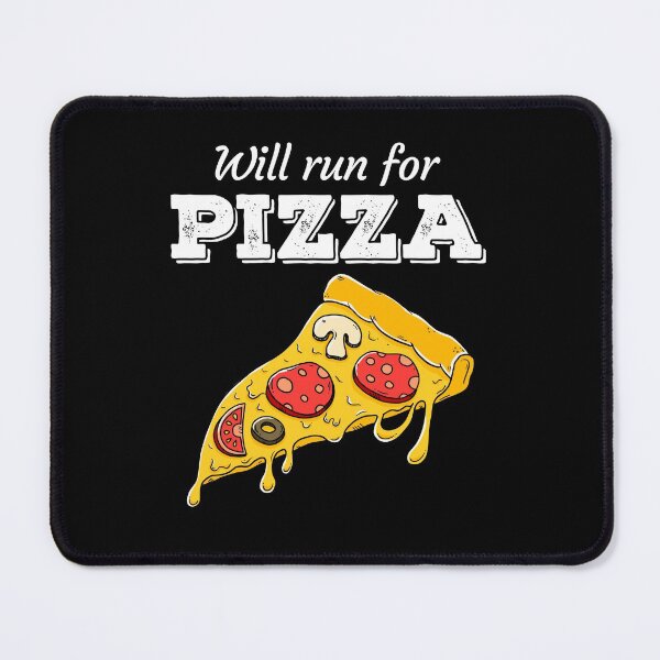 Item preview, Will run for Pizza designed and sold by lemontee.