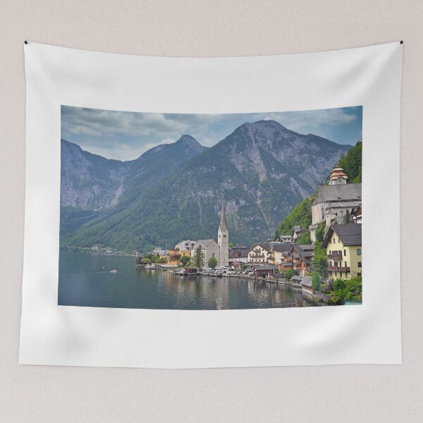 Item preview, Hallstatt mountain village in the Austrian Alps designed and sold by goceris.