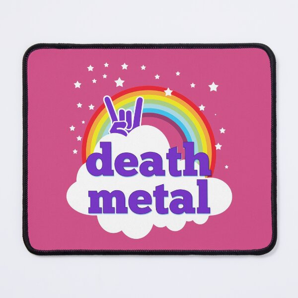 Item preview, Death metal pink rainbow designed and sold by playloud.