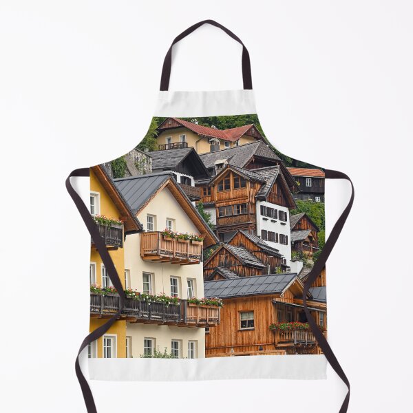 Item preview, Old houses in Hallstatt village Austria designed and sold by goceris.