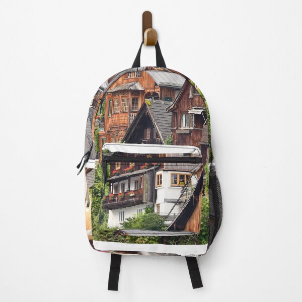 Item preview, Old wooden houses in Hallstatt village Austria designed and sold by goceris.