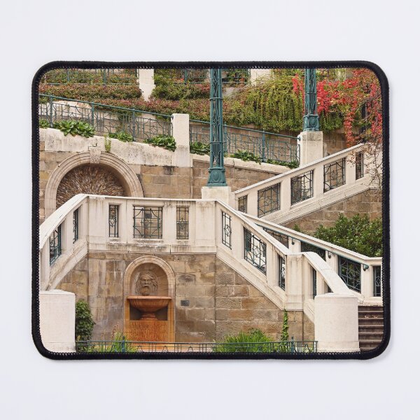Item preview, Strudlhofstiege an old staircase in Vienna autumn season designed and sold by goceris.