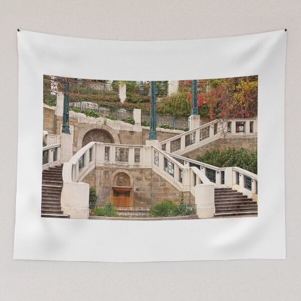 Item preview, Strudlhofstiege an old staircase in Vienna autumn season designed and sold by goceris.