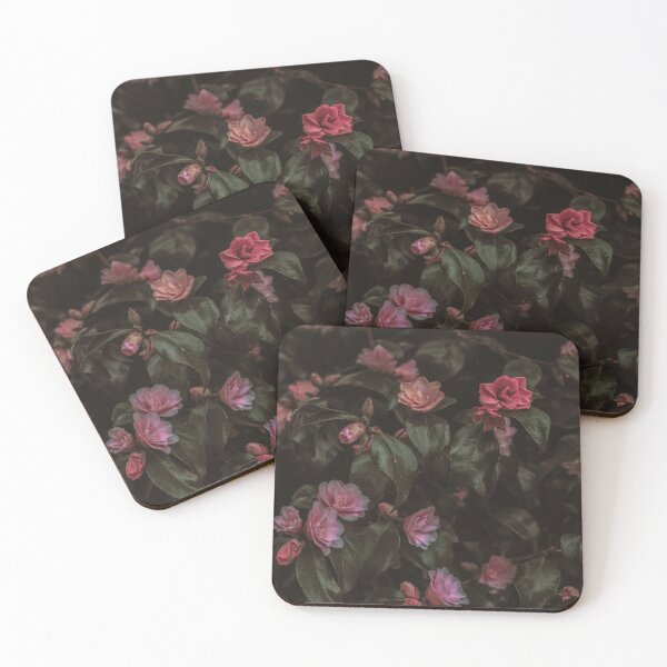 Item preview, Moody Pink Flowers - Landscape of a Vintage Spring designed and sold by Hassan  Adnan.