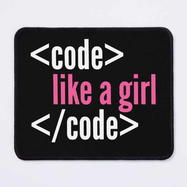 Item preview, Code like a girl programming designed and sold by playloud.
