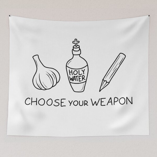 Item preview, Vampire slayer - Choose your weapon designed and sold by ValentinaHramov.