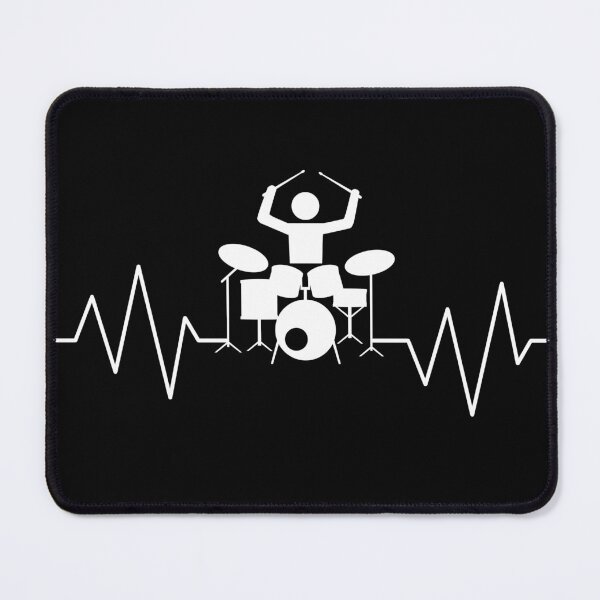 Item preview, Drummer Heartbeat Pulse Line Percussion designed and sold by playloud.