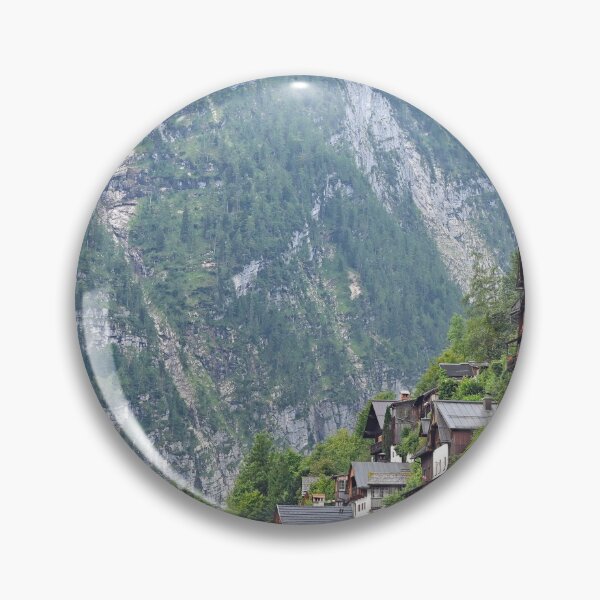 Item preview, Old wooden houses on the mountain in Hallstatt village Austria designed and sold by goceris.