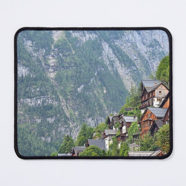 Item preview, Old wooden houses on the mountain in Hallstatt village Austria designed and sold by goceris.