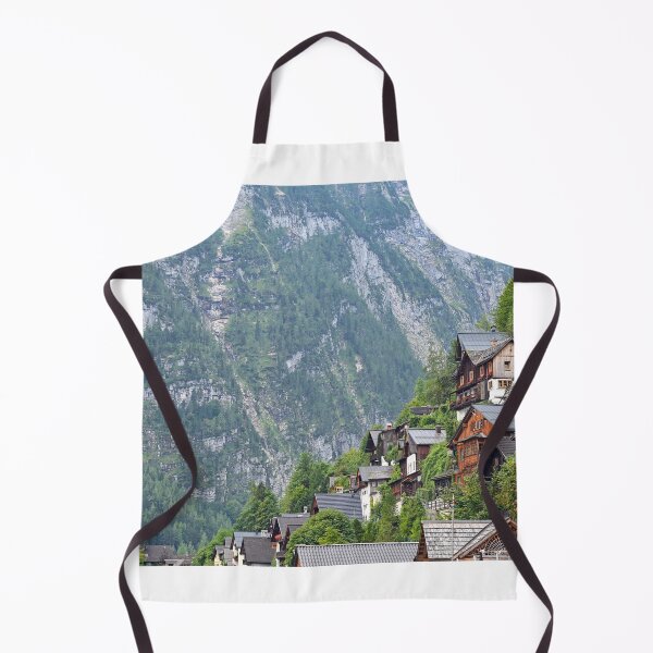 Item preview, Old wooden houses on the mountain in Hallstatt village Austria designed and sold by goceris.