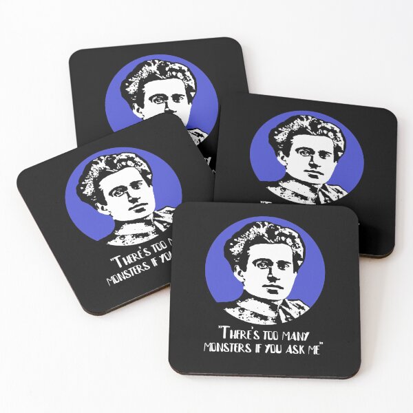 Item preview, Antonio Gramsci Monsters Quote designed and sold by RevolutionInPaint.