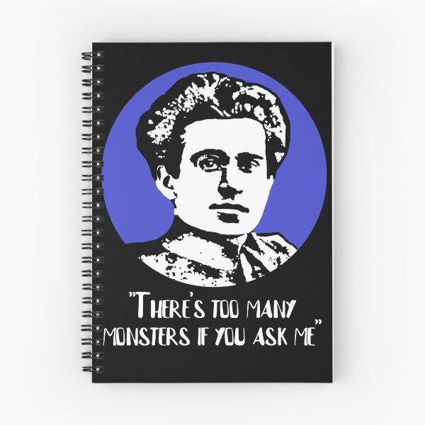 Item preview, Antonio Gramsci Monsters Quote designed and sold by RevolutionInPaint.