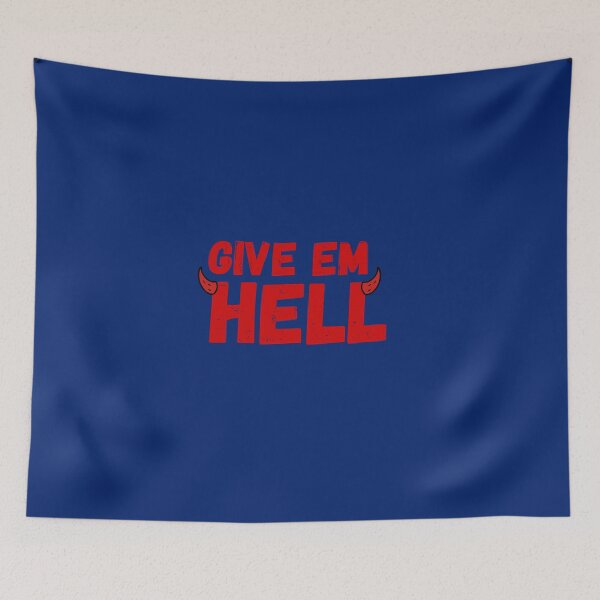 Item preview, Give Em Hell Demons Footy designed and sold by ijdesigns.