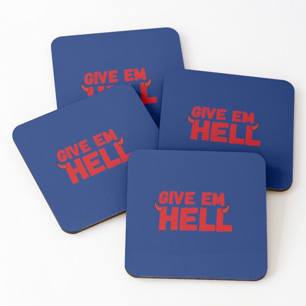 Item preview, Give Em Hell Demons Footy designed and sold by ijdesigns.