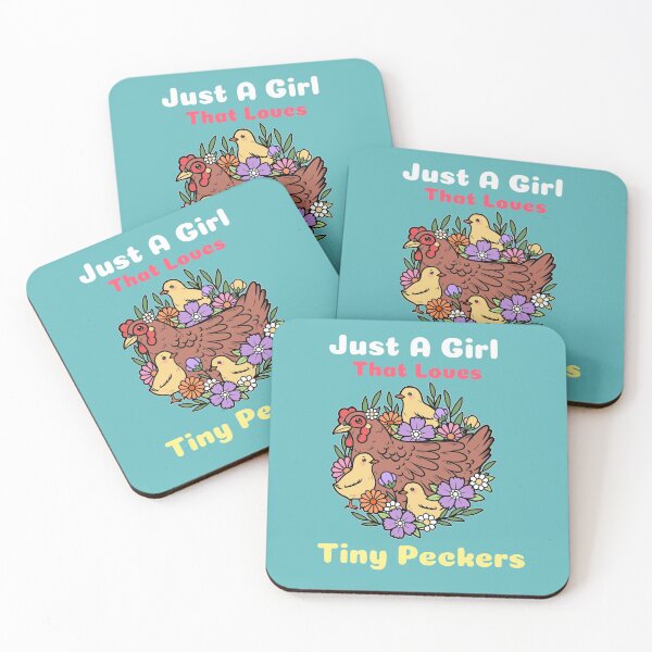 Item preview, Just A Girl That Loves Peckers designed and sold by The Jackalope.