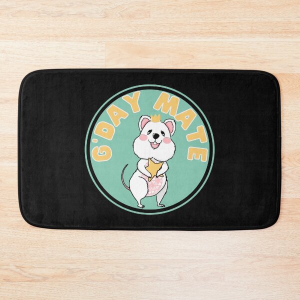 Item preview, GDay Mate Quokka - Smiling Australian Quokka designed and sold by CaitU.