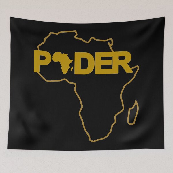 Item preview, Black Power (Africa/Spanish) designed and sold by Carbon-Fibre Media.