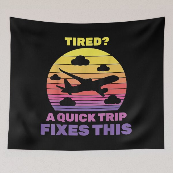 Item preview,  Holiday Tired Quick Trip Fixes Airplane Clouds designed and sold by dianev79.