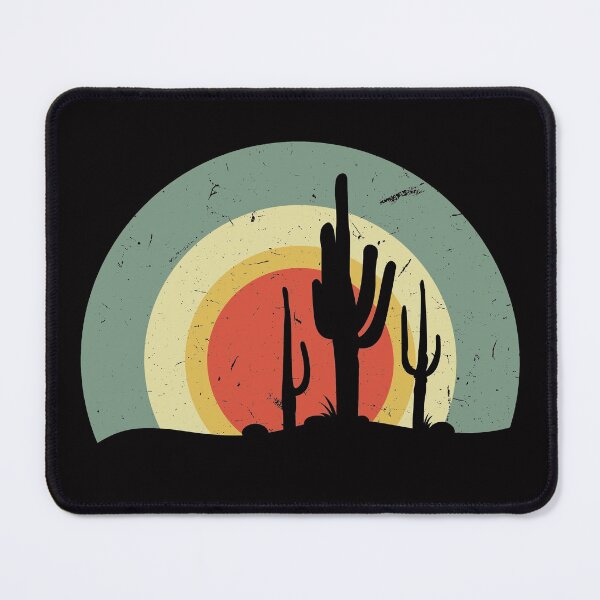 Item preview, Retro Vintage Desert Saguaro Cactus designed and sold by designandclouds.