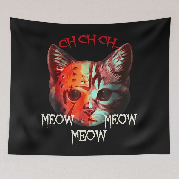 Item preview, Ch Ch Ch Meow Meow Scary Halloween Costume Cat designed and sold by Melle123234.