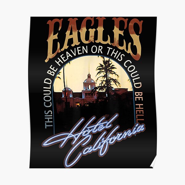 The Eagles11x17" Poster Vivid Colors! signed by artist