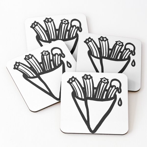 Item preview, Churros Hand Drawn Illustration  designed and sold by lemontee.