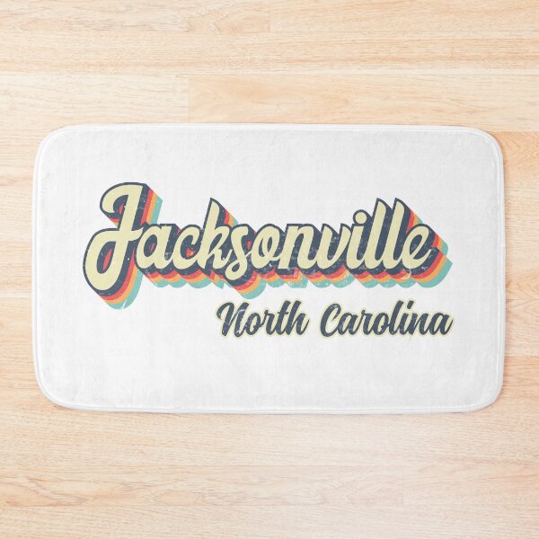 Item preview, Jacksonville City North Carolina Retro Vintage 70s rainbow designed and sold by Teelogic.