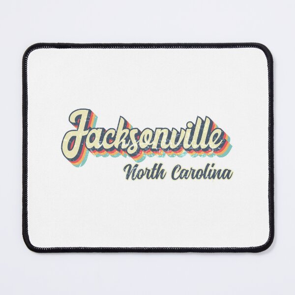 Item preview, Jacksonville City North Carolina Retro Vintage 70s rainbow designed and sold by Teelogic.