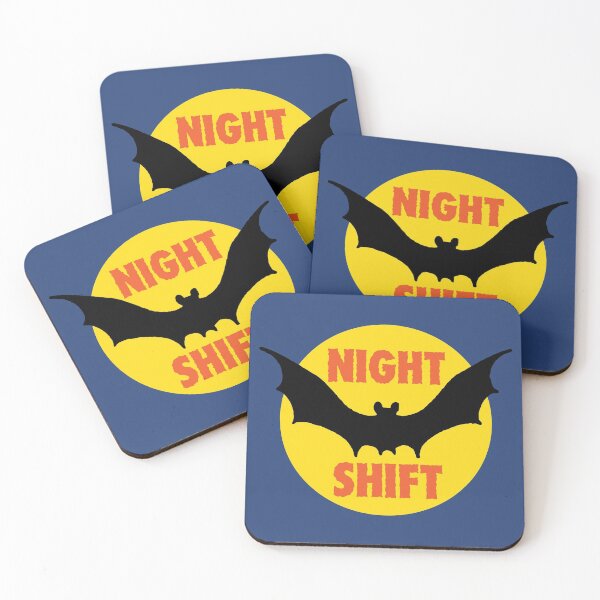 Item preview, Night Shift Retro Bat Design designed and sold by Scott Banks.