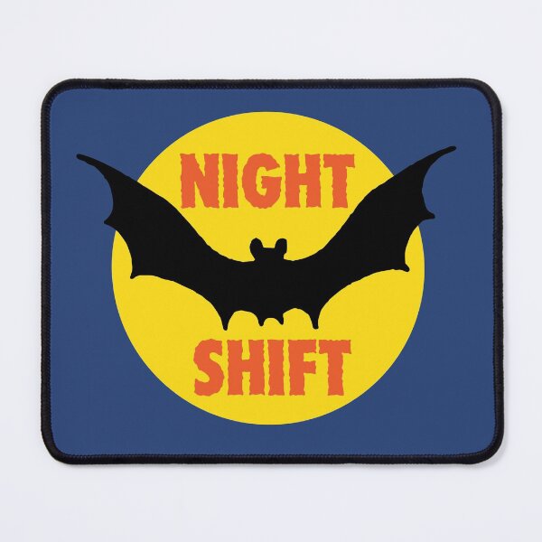 Item preview, Night Shift Retro Bat Design designed and sold by Scott Banks.