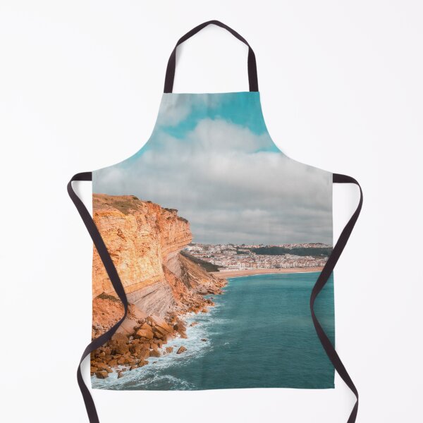 Item preview, Colorful Coast in Teal and Orange at Nazare Portugal designed and sold by Georgia Mizuleva.