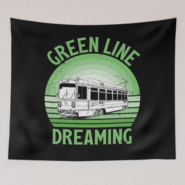Item preview, Green Line Dreaming SEPTA Type K LRV designed and sold by Green-over-red.