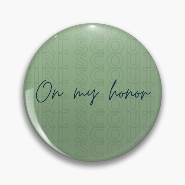 Item preview, On My Honor - Girl Scout Promise designed and sold by CampfireMagic.