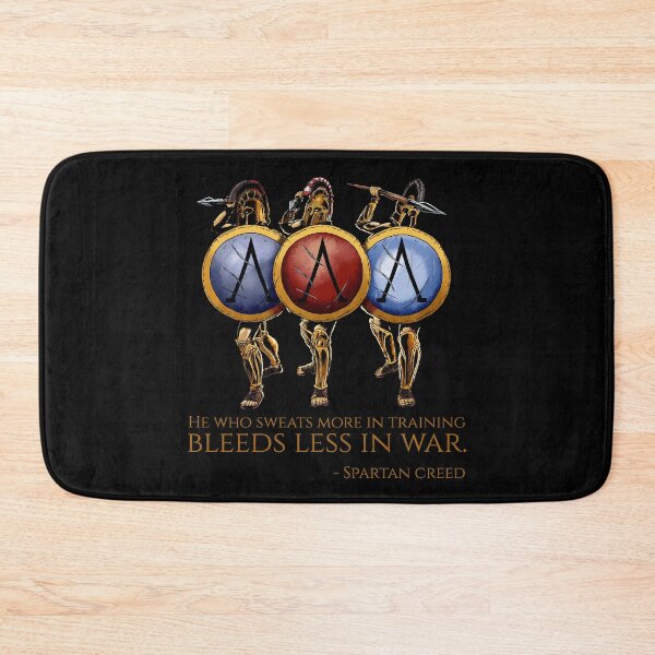 Item preview, He who sweats more in training bleeds less in war - Ancient Sparta designed and sold by Styrman.