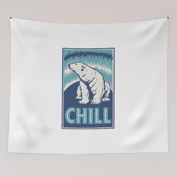 Item preview, Chillin' Polar Bear Matchbox Style Design designed and sold by Scott Banks.