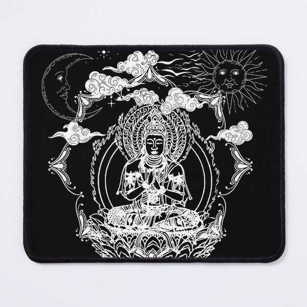 Item preview, Buddha with Moon and Sun designed and sold by DarkMotoRider.