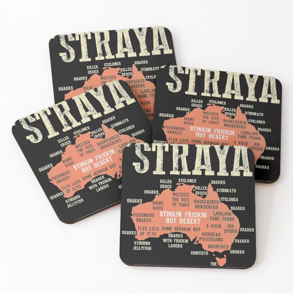 Item preview, Vintage Aussie Day Straya Australia Map G_x27_day Mate Outback Essential  designed and sold by GypsyCuriosity.