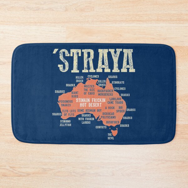 Item preview, Vintage Aussie Day Straya Australia Map G_x27_day Mate Outback Essential  designed and sold by GypsyCuriosity.