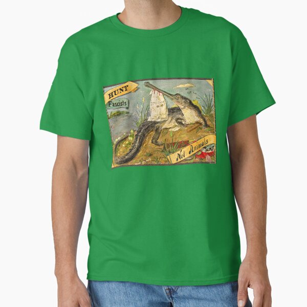 Item preview, Antifa Gharial - Crocodile & Antifascism designed and sold by Loki Propagandart.