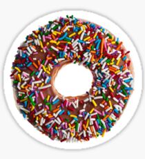 Chocolate Sprinkle Donut Sticker