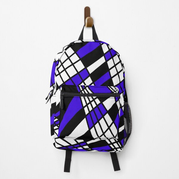 Item preview, Abstract pattern - blue, black and white. designed and sold by K.S ART.