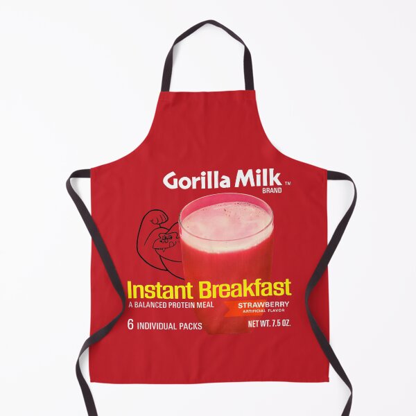 Item preview, GORILLA MILK INSTANT BREAKFAST - PACKAGING designed and sold by ThrowbackAds.