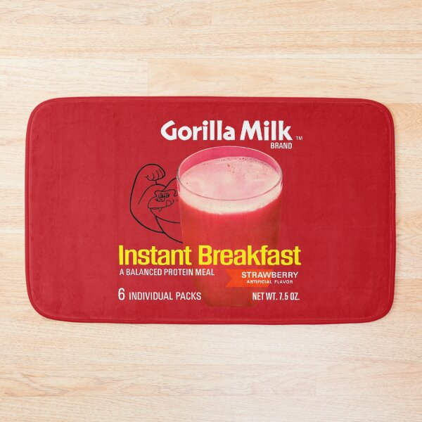 Item preview, GORILLA MILK INSTANT BREAKFAST - PACKAGING designed and sold by ThrowbackAds.