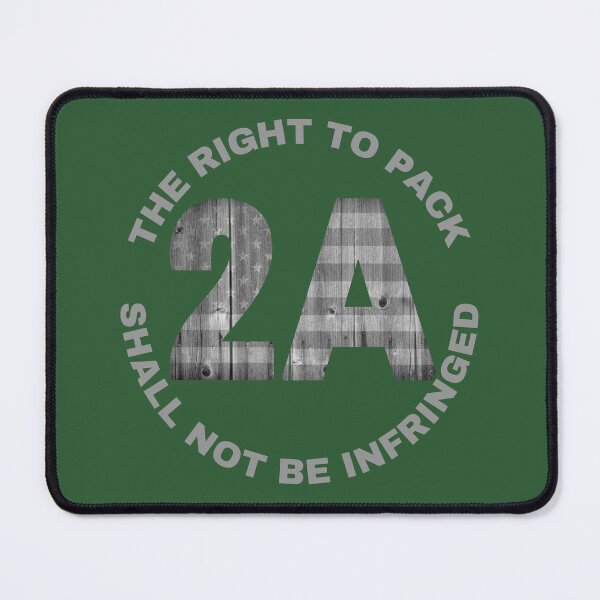Item preview, Circular 2A Second Amendment with faded flag in text. designed and sold by EverLife.